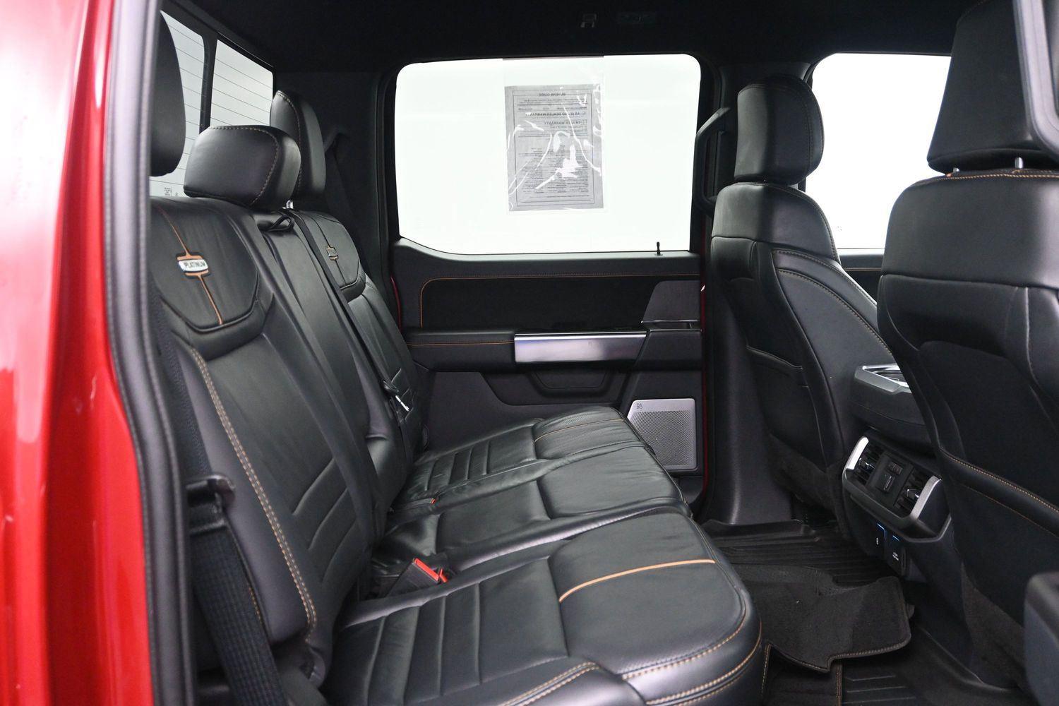 Used 2023 Rapid Red Metallic Tinted Clearcoat Ford Platinum image 14