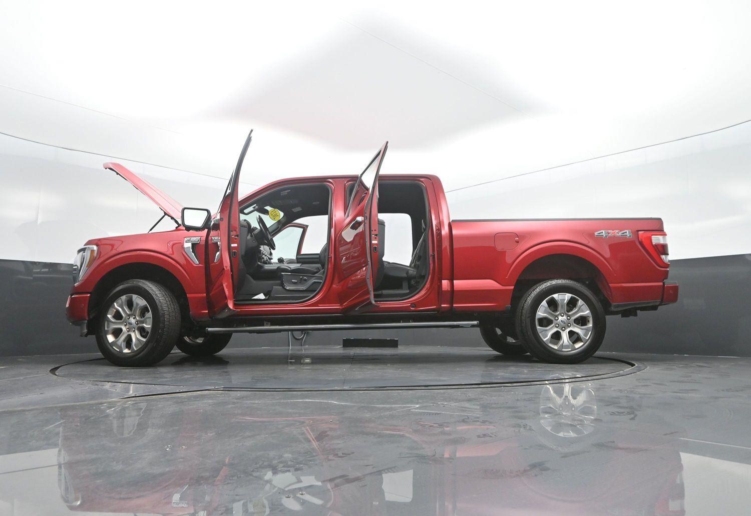Used 2023 Rapid Red Metallic Tinted Clearcoat Ford Platinum image 56