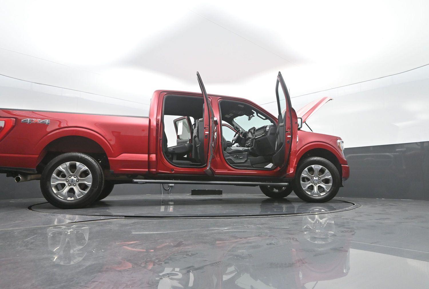 Used 2023 Rapid Red Metallic Tinted Clearcoat Ford Platinum image 57