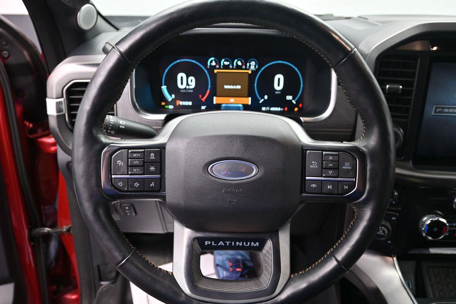 Used 2023 Rapid Red Metallic Tinted Clearcoat Ford Platinum image 27
