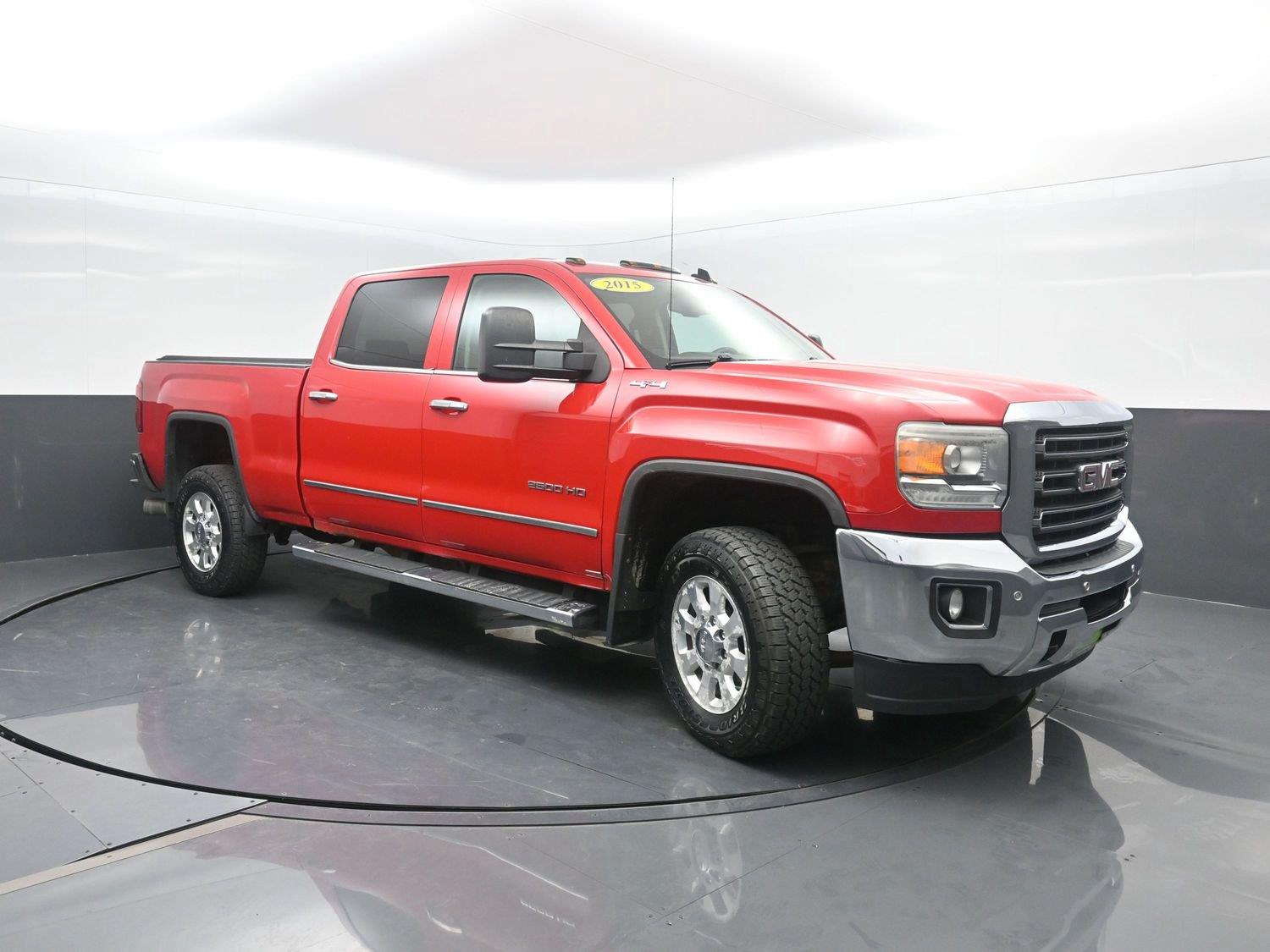 Used 2015 Fire Red GMC SLT image 4