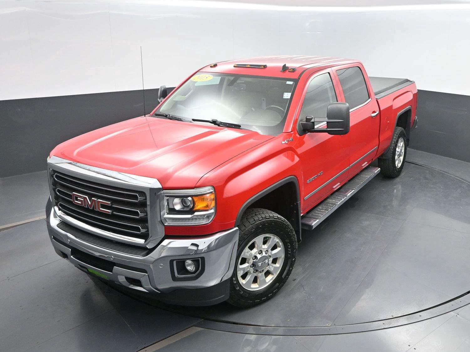 Used 2015 Fire Red GMC SLT image 38