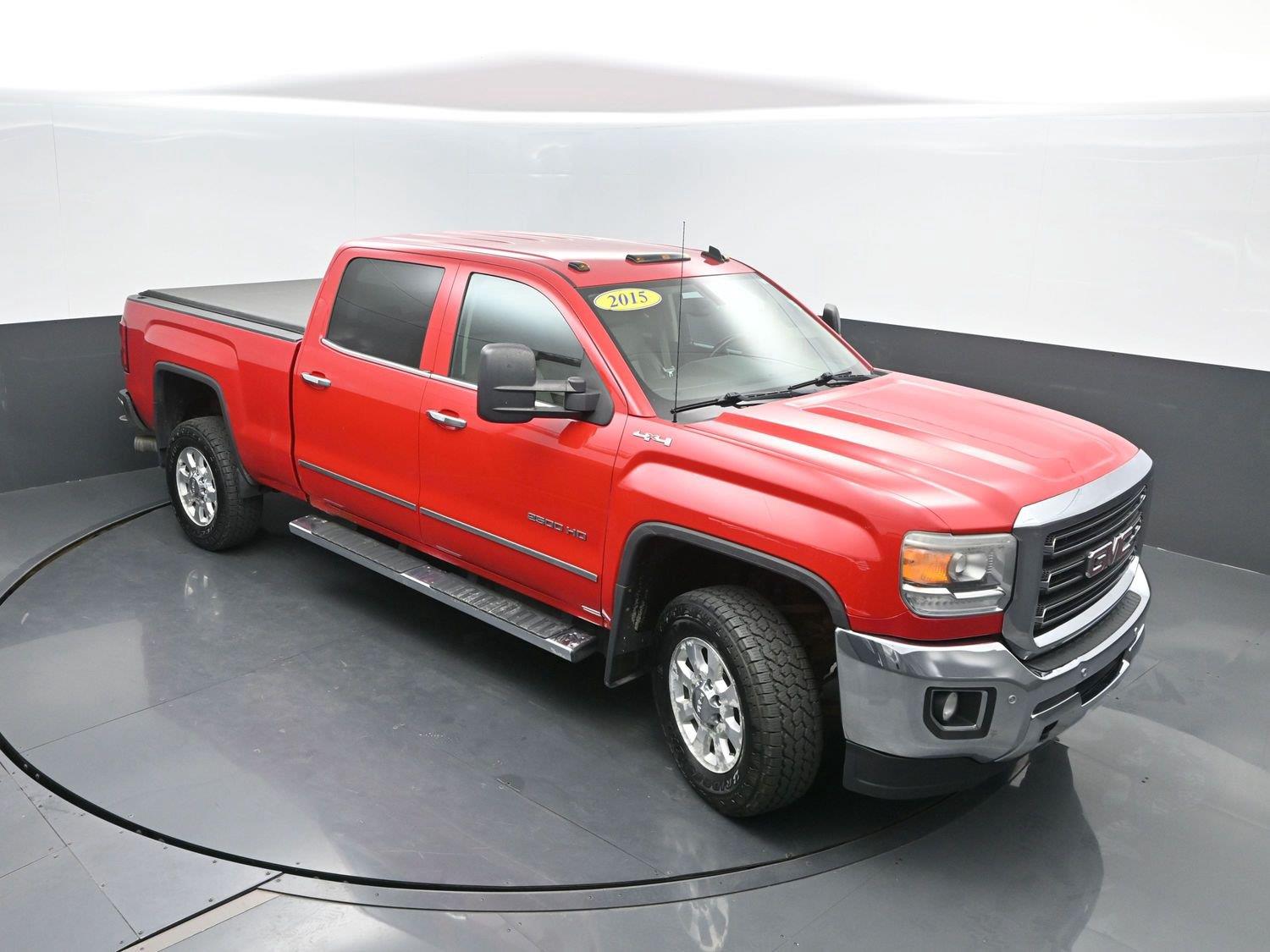 Used 2015 Fire Red GMC SLT image 41