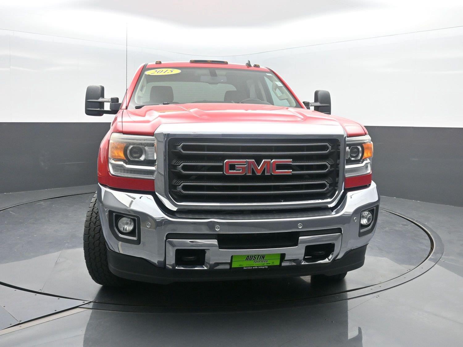 Used 2015 Fire Red GMC SLT image 44