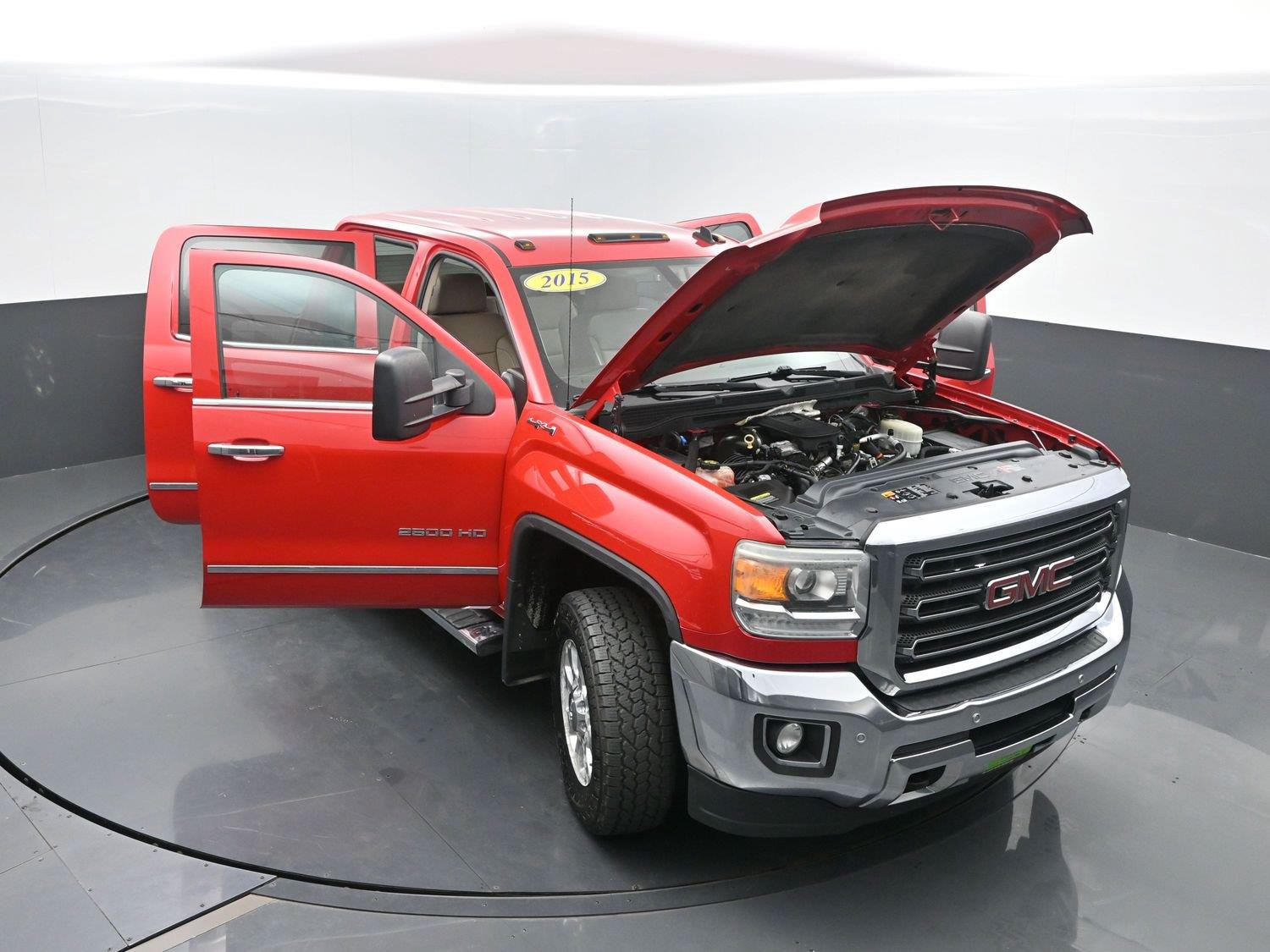 Used 2015 Fire Red GMC SLT image 47