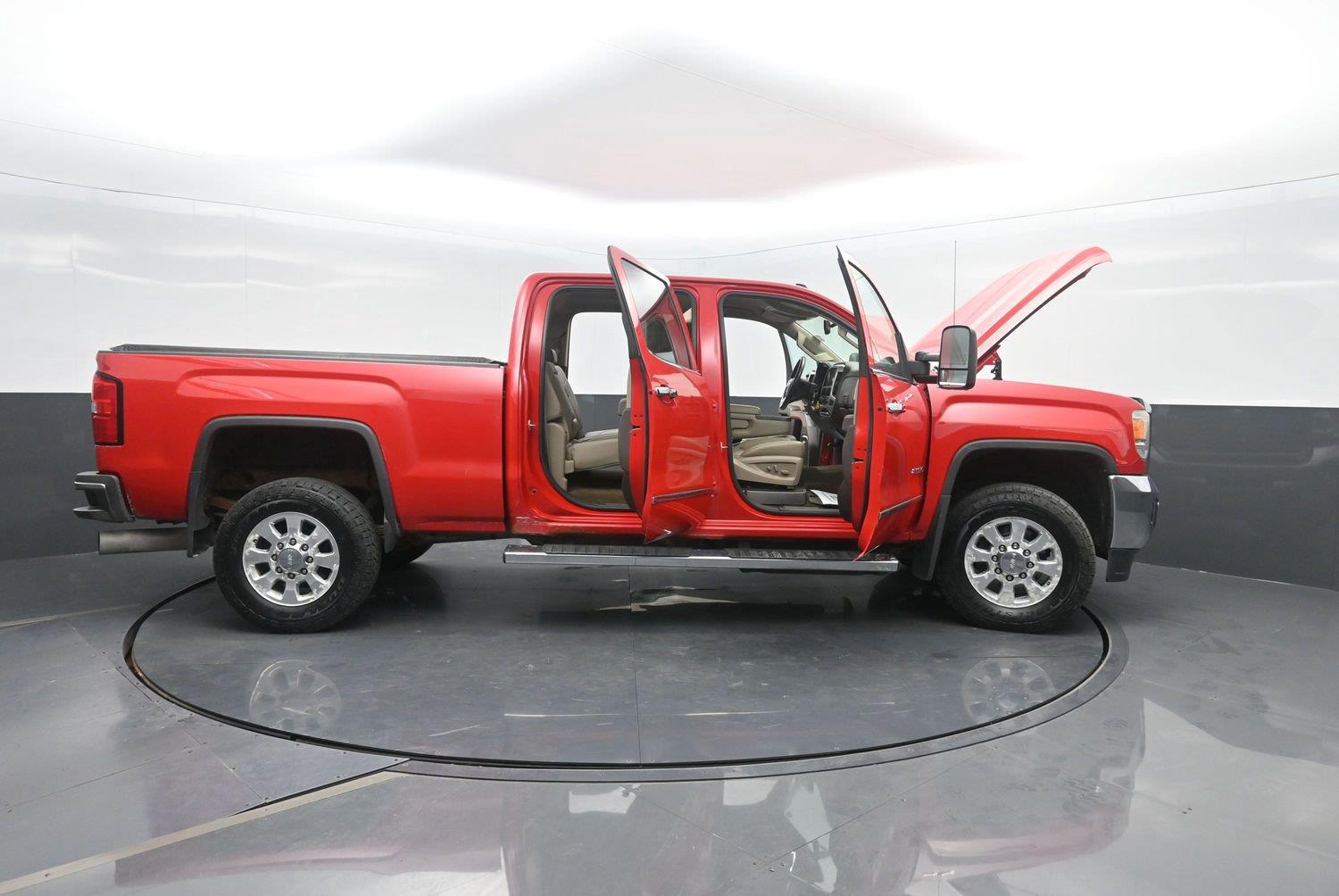 Used 2015 Fire Red GMC SLT image 49