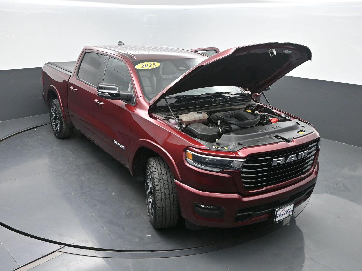 Used 2025 Delmonico Red Pearlcoat Ram Laramie image 48