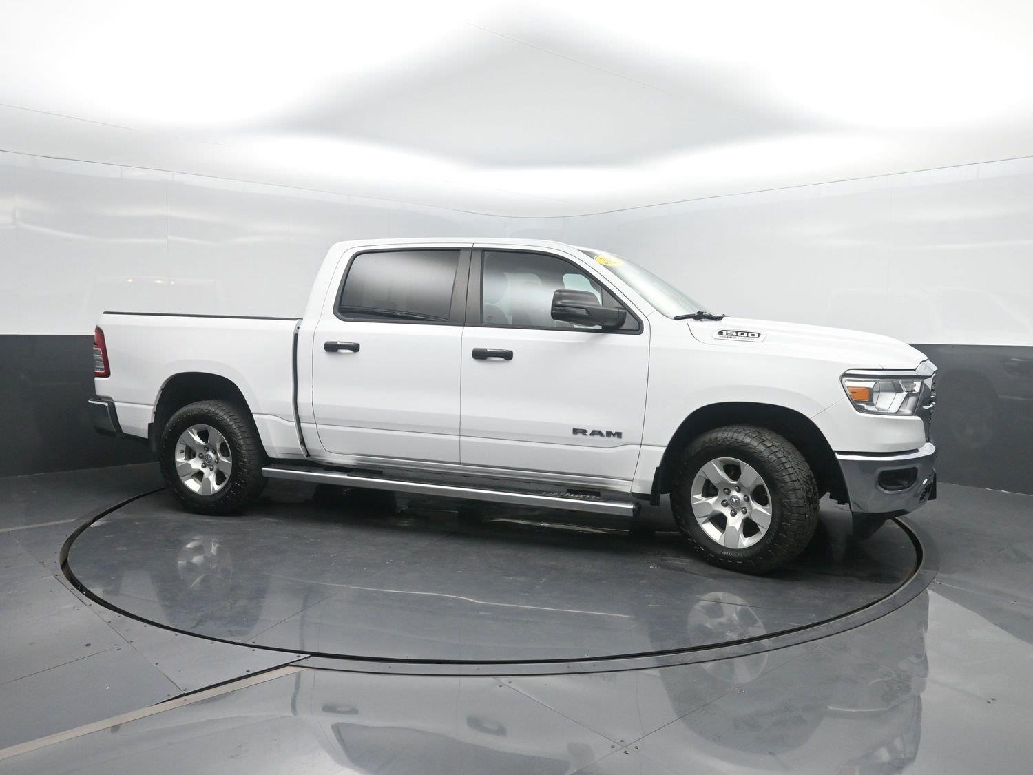 Used 2023 Bright White Clearcoat Ram Big Horn image 3