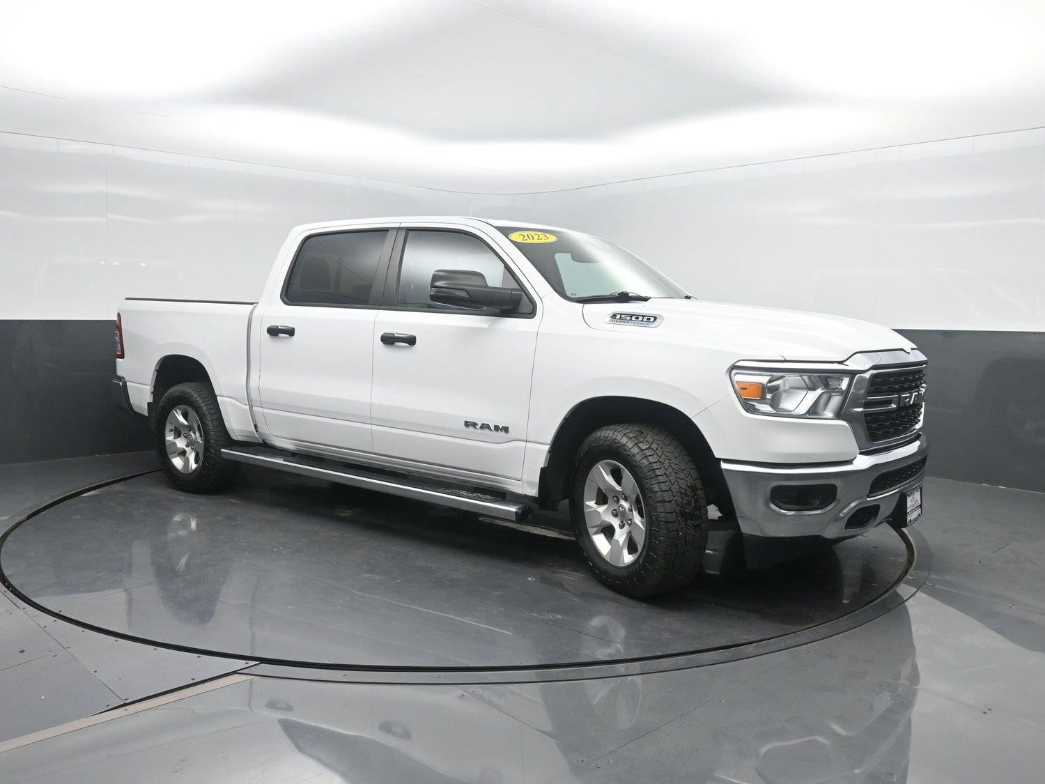 Used 2023 Bright White Clearcoat Ram Big Horn image 4
