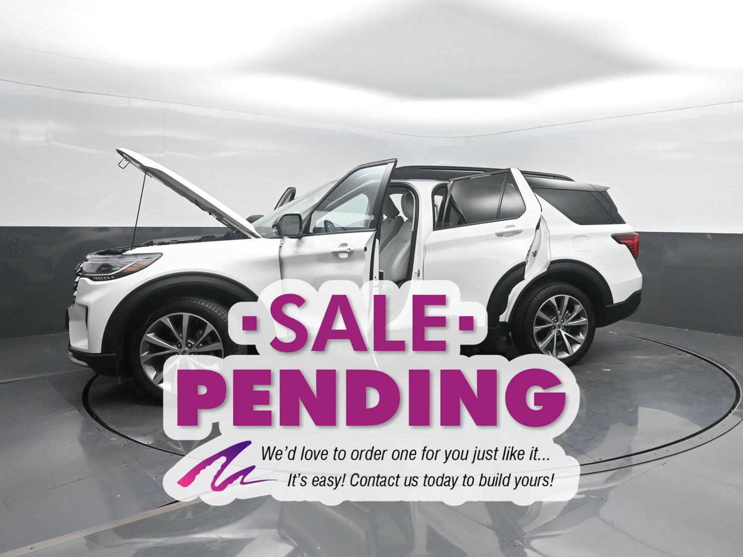 Used 2025 Star White Metallic Tri-Coat FORD Platinum image 52