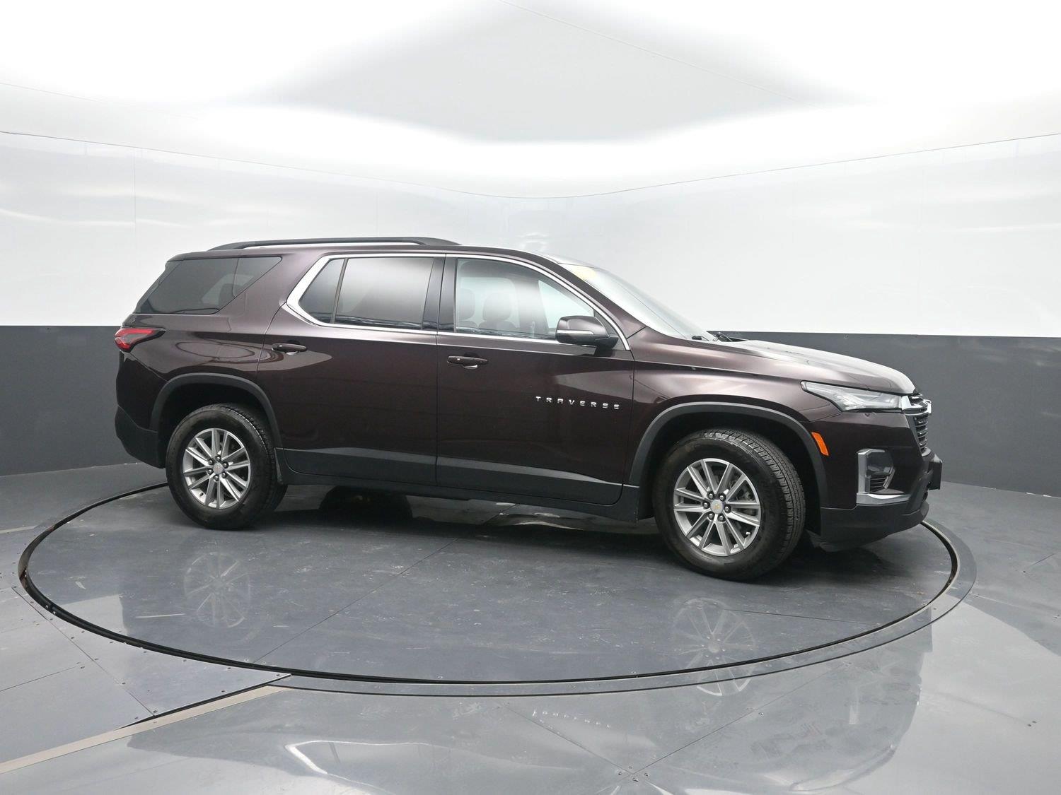 Used 2022 Black Cherry Metallic Chevrolet LT Leather image 4