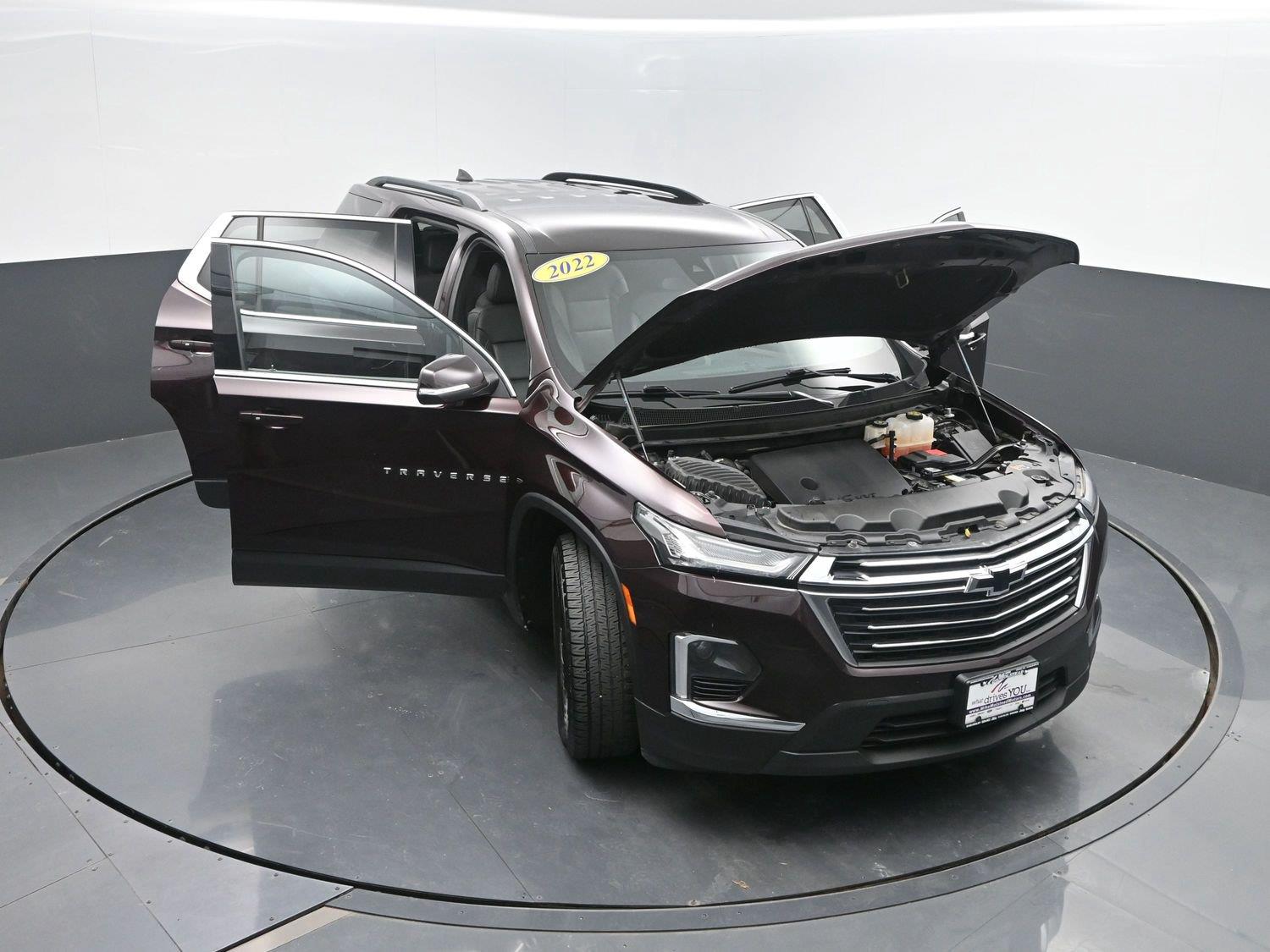 Used 2022 Black Cherry Metallic Chevrolet LT Leather image 48