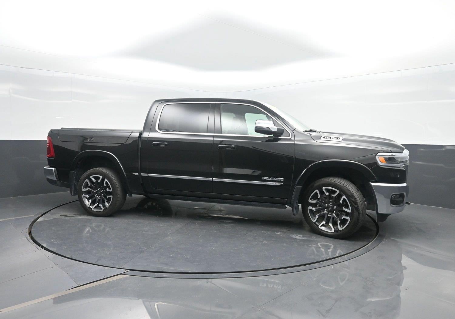 Used 2026 Diamond Black Crystal Pearlcoat Ram Limited image 3