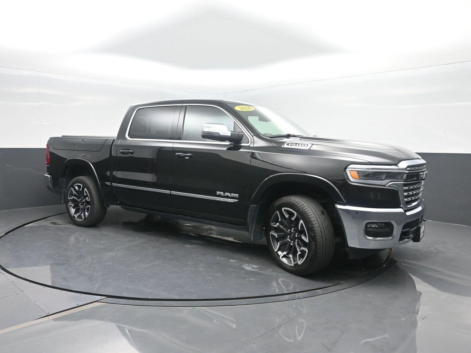 Used 2026 Diamond Black Crystal Pearlcoat Ram Limited image 4