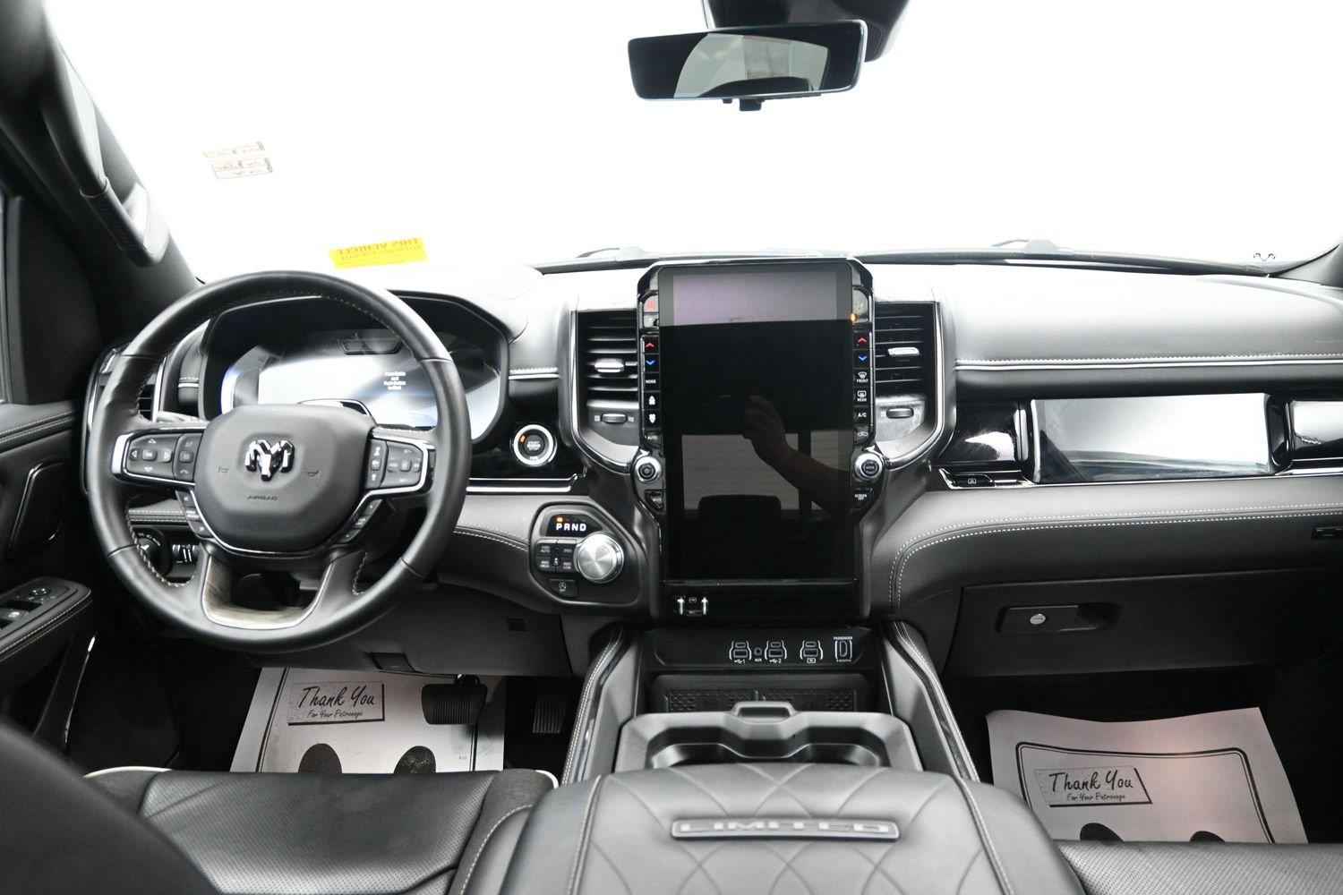Used 2026 Diamond Black Crystal Pearlcoat Ram Limited image 15