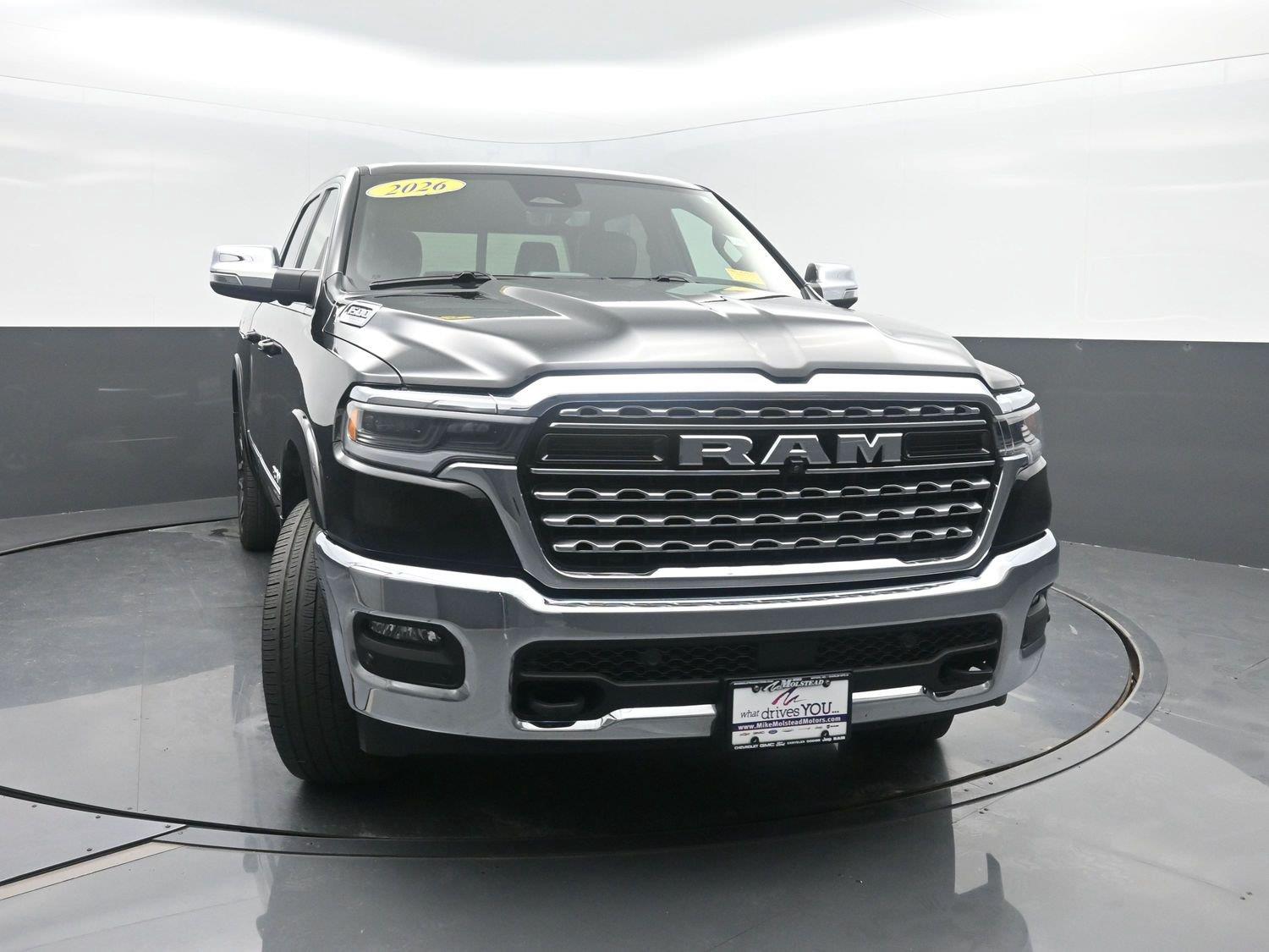 Used 2026 Diamond Black Crystal Pearlcoat Ram Limited image 47