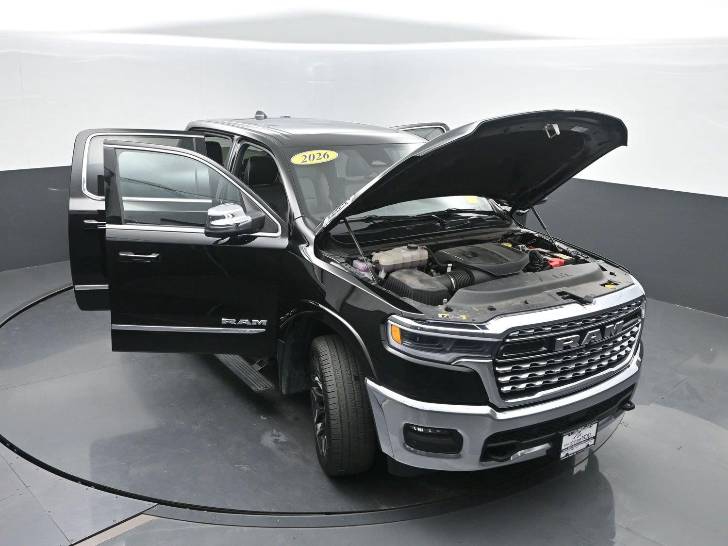 Used 2026 Diamond Black Crystal Pearlcoat Ram Limited image 50