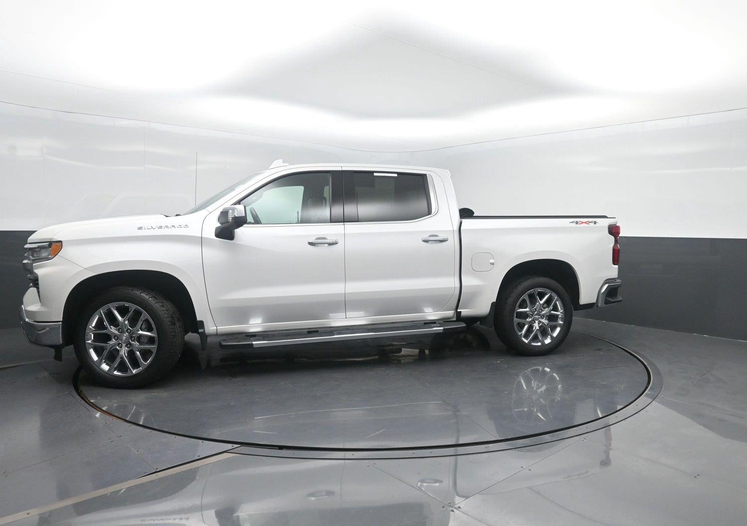 White 2023 Chevrolet Silverado 1500 Pickup Truck Four-Wheel Drive 