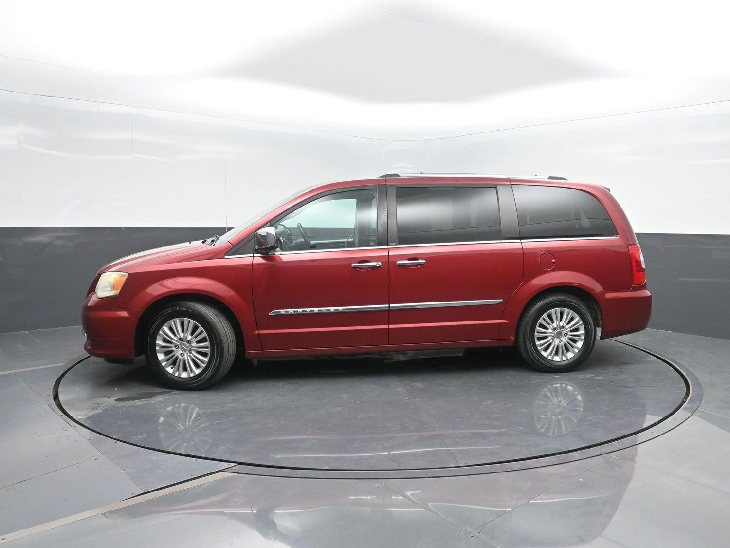 Deep Cherry Red Crystal Pearl 2013 Chrysler Town & Country Minivan Front-Wheel Drive 6-Speed Automatic