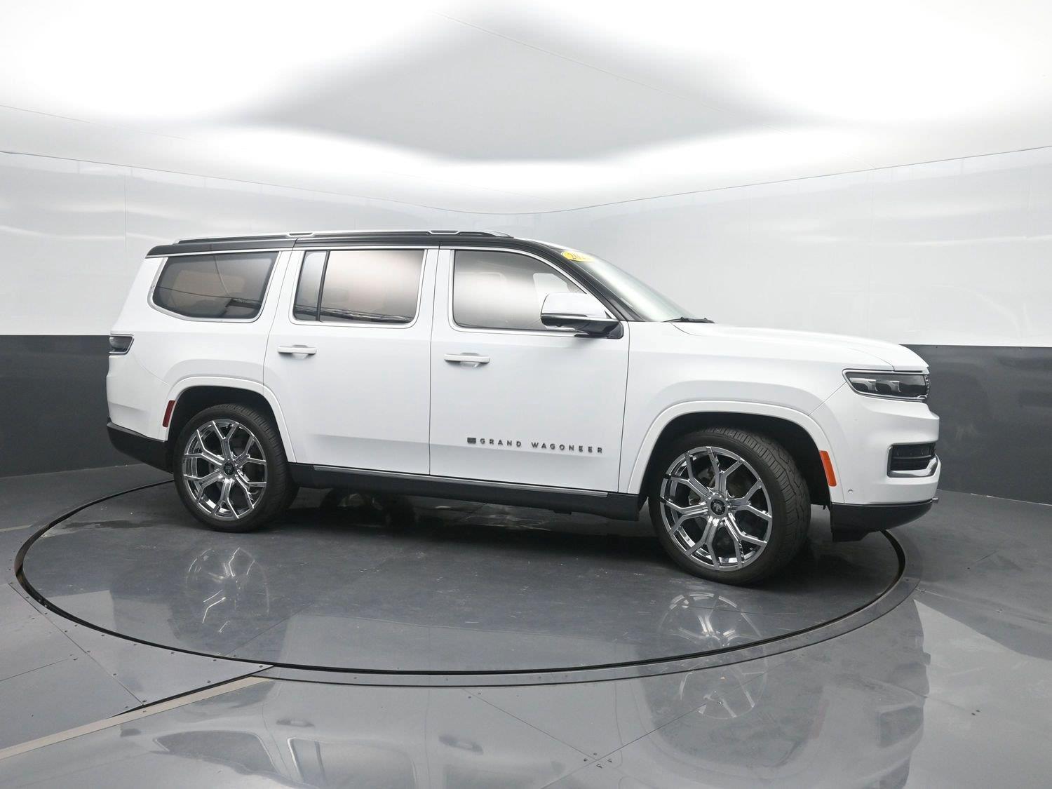 Used 2022 Bright White Clearcoat Jeep Series III image 3