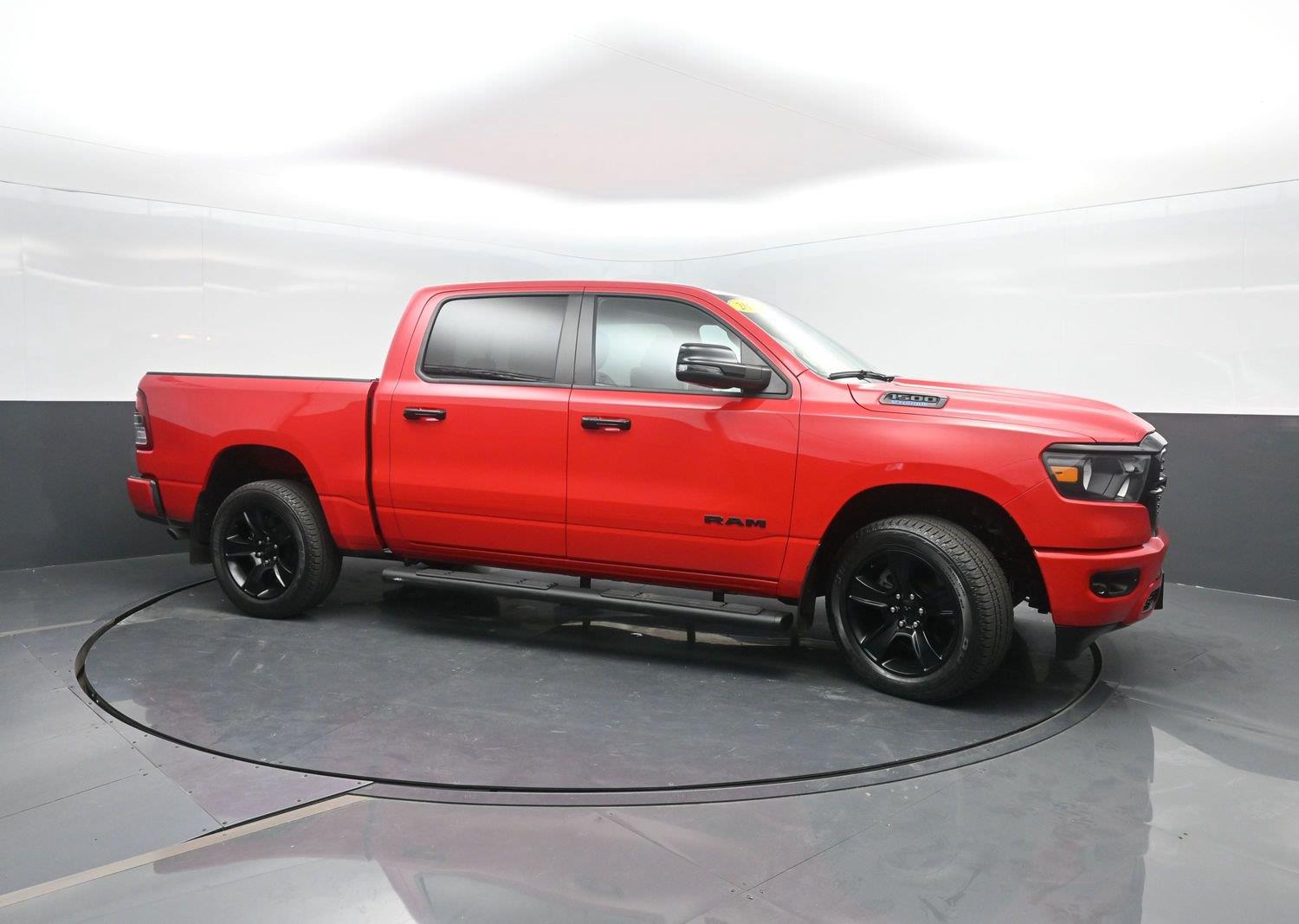 Used 2023 Flame Red Clearcoat Ram Big Horn image 3