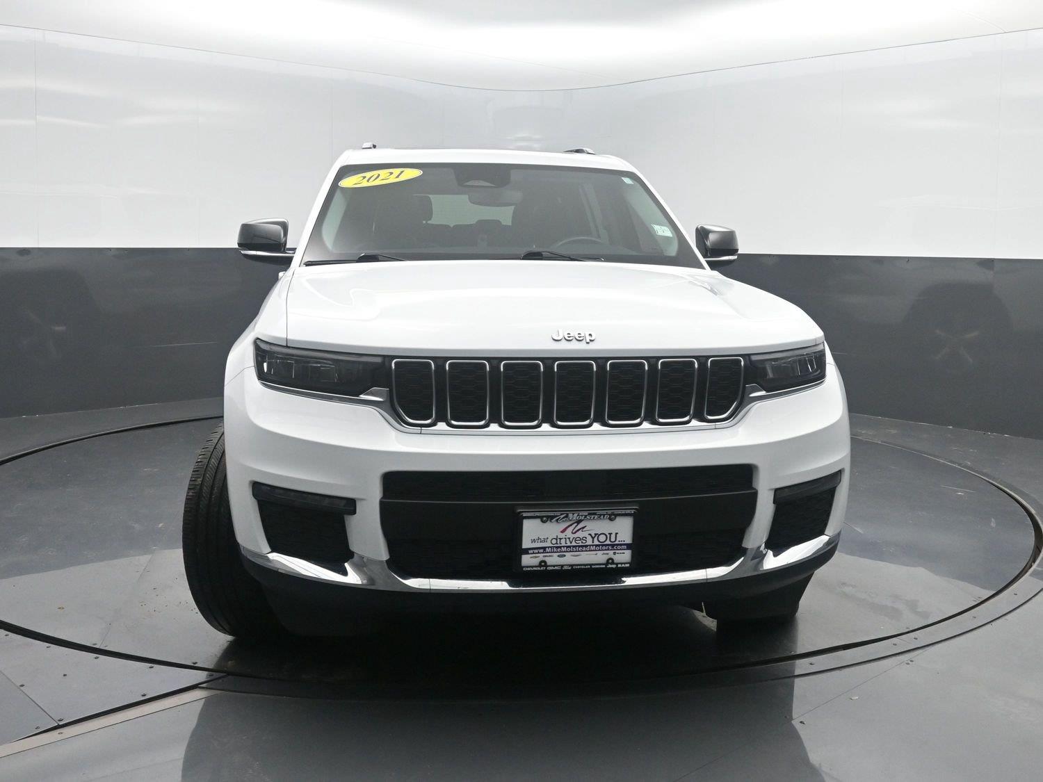 Used 2021 Bright White Clearcoat Jeep Limited image 44