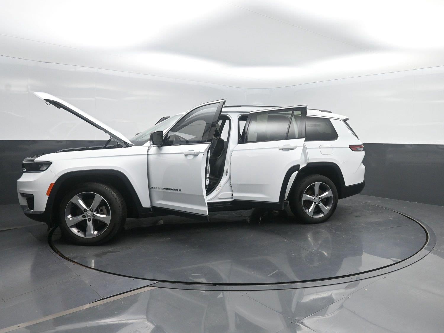 Used 2021 Bright White Clearcoat Jeep Limited image 50