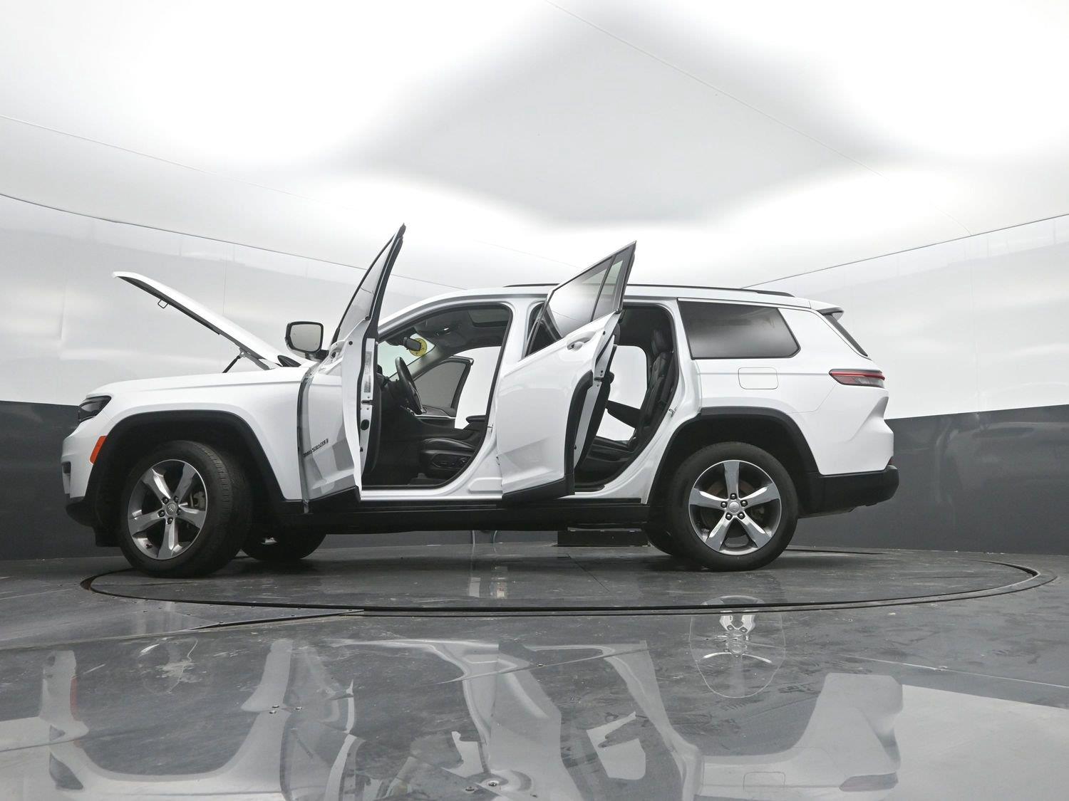 Used 2021 Bright White Clearcoat Jeep Limited image 52