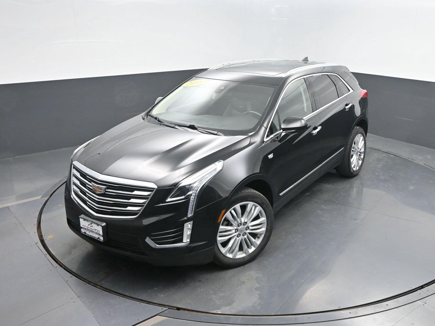 Used 2018 Stellar Black Metallic Cadillac Premium Luxury AWD image 39