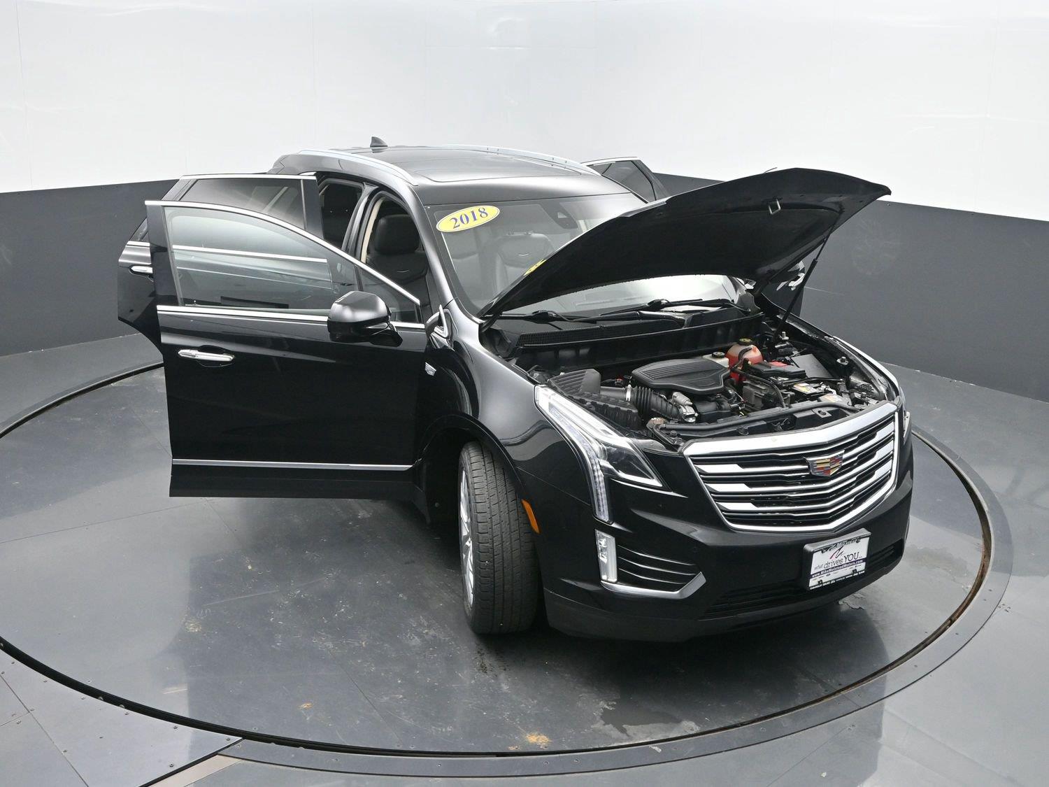 Used 2018 Stellar Black Metallic Cadillac Premium Luxury AWD image 48