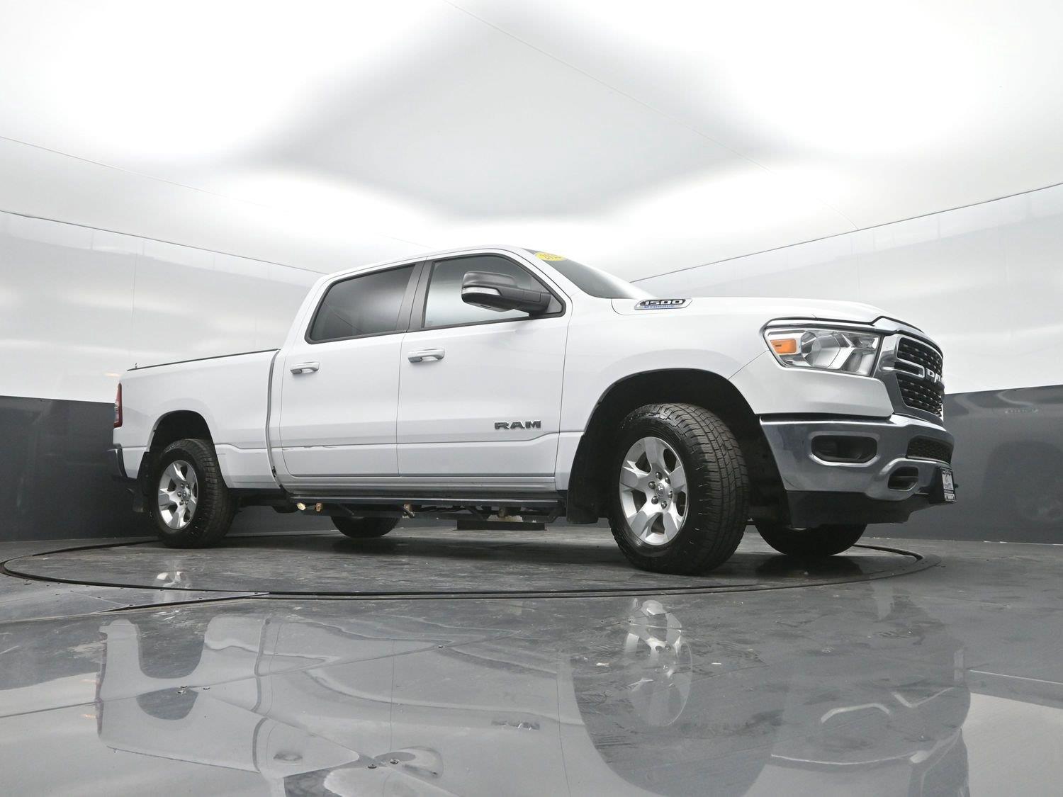 Used 2022 Bright White Clearcoat Ram Big Horn image 35