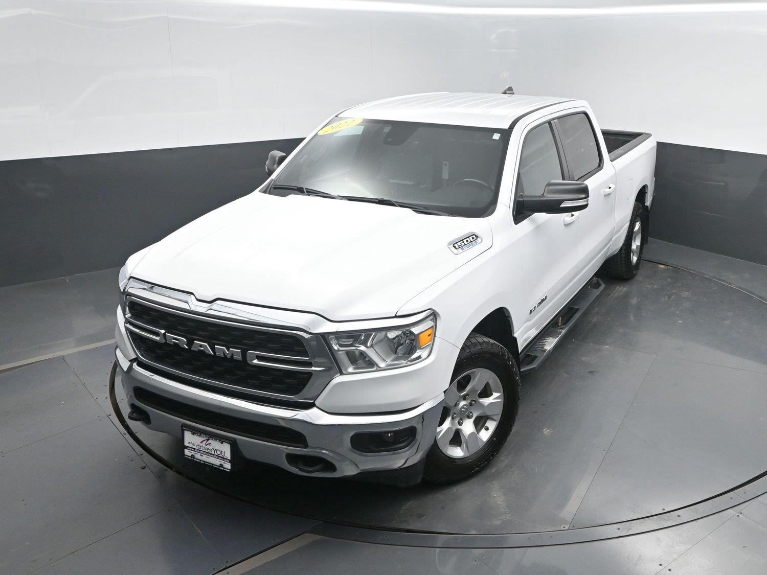 Used 2022 Bright White Clearcoat Ram Big Horn image 36