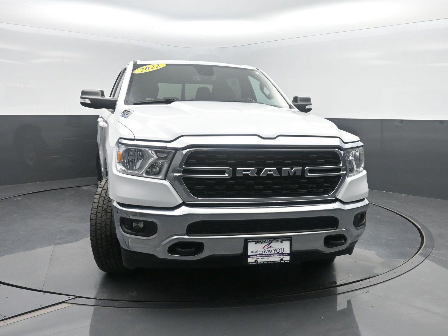 Used 2022 Bright White Clearcoat Ram Big Horn image 42