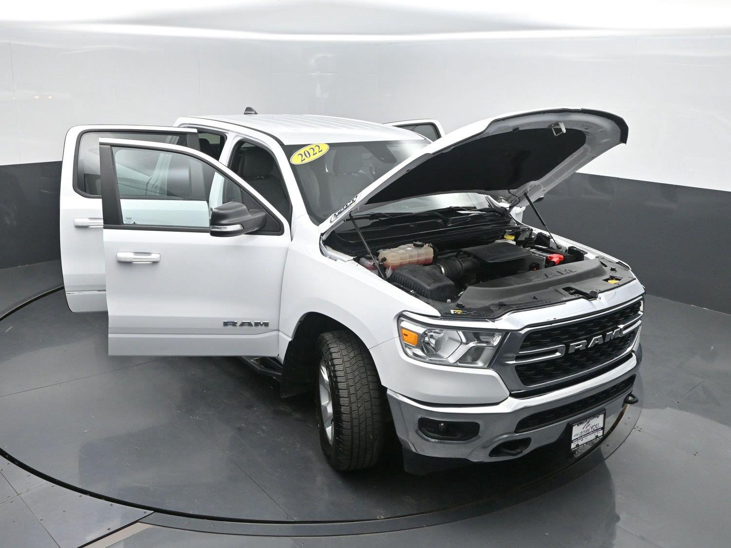 Used 2022 Bright White Clearcoat Ram Big Horn image 45