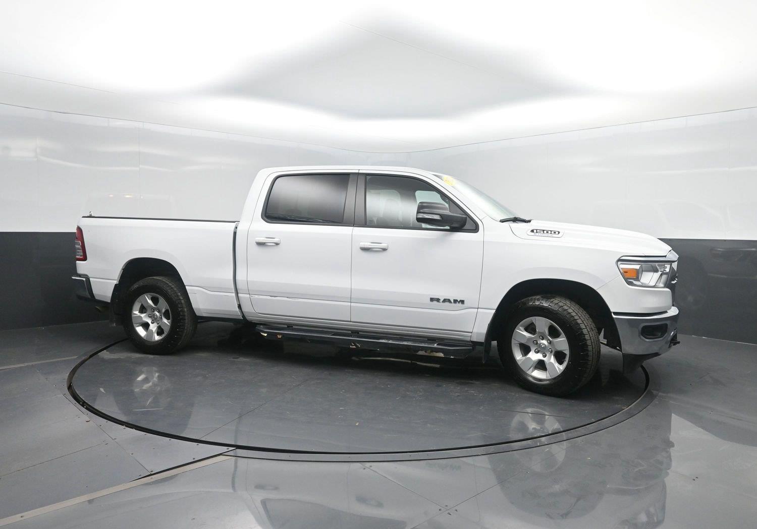 Used 2022 Bright White Clearcoat Ram Big Horn image 3