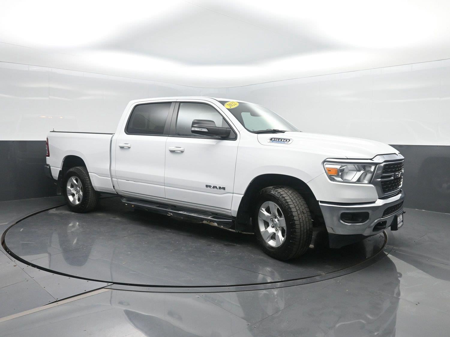 Used 2022 Bright White Clearcoat Ram Big Horn image 4