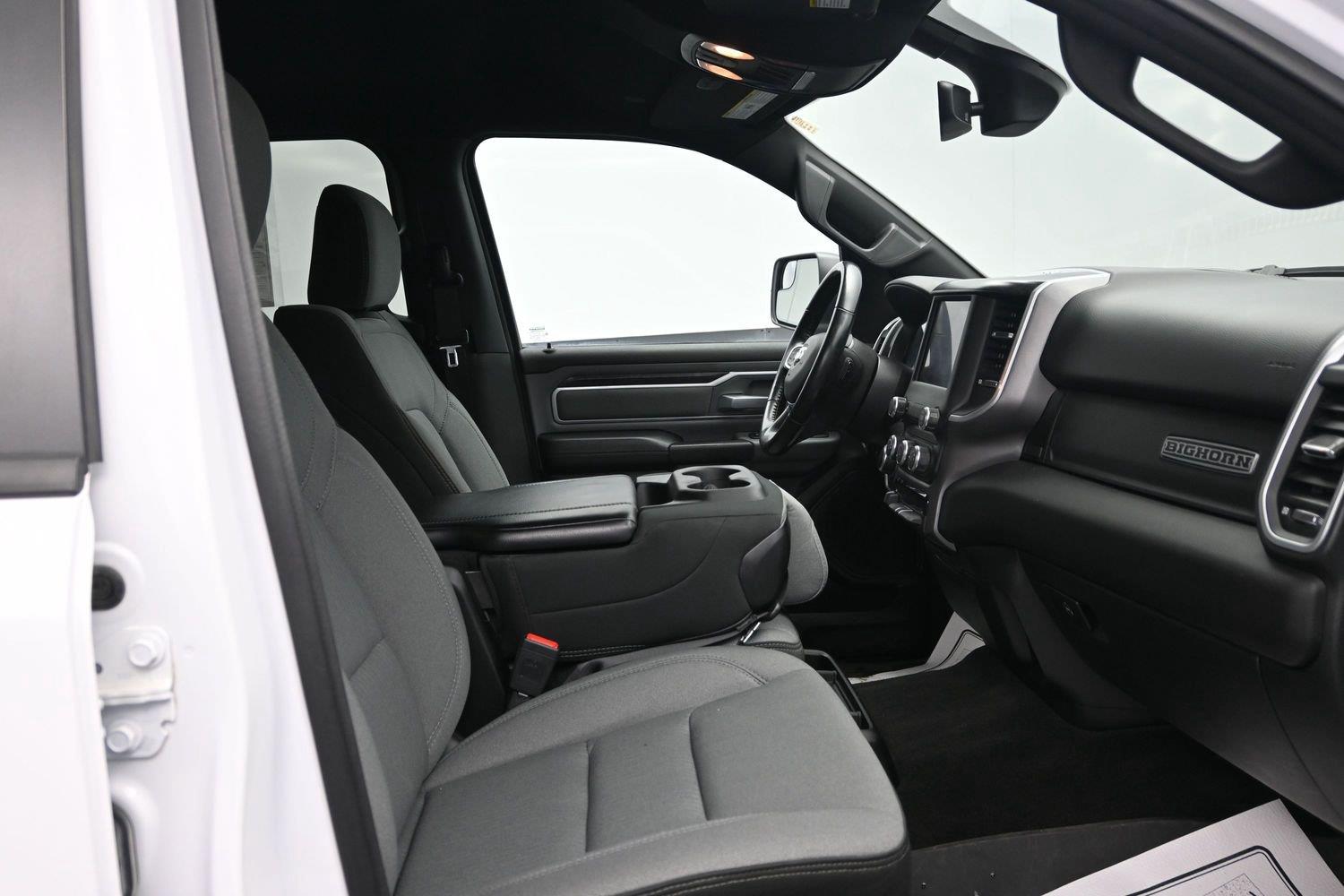 Used 2022 Bright White Clearcoat Ram Big Horn image 9