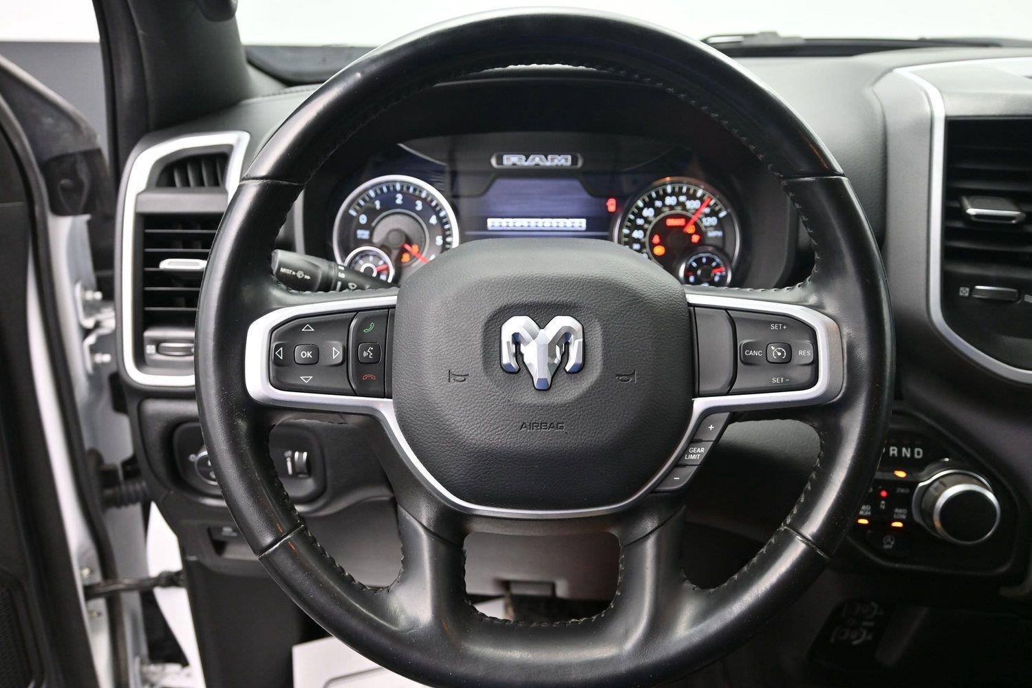 Used 2022 Bright White Clearcoat Ram Big Horn image 21