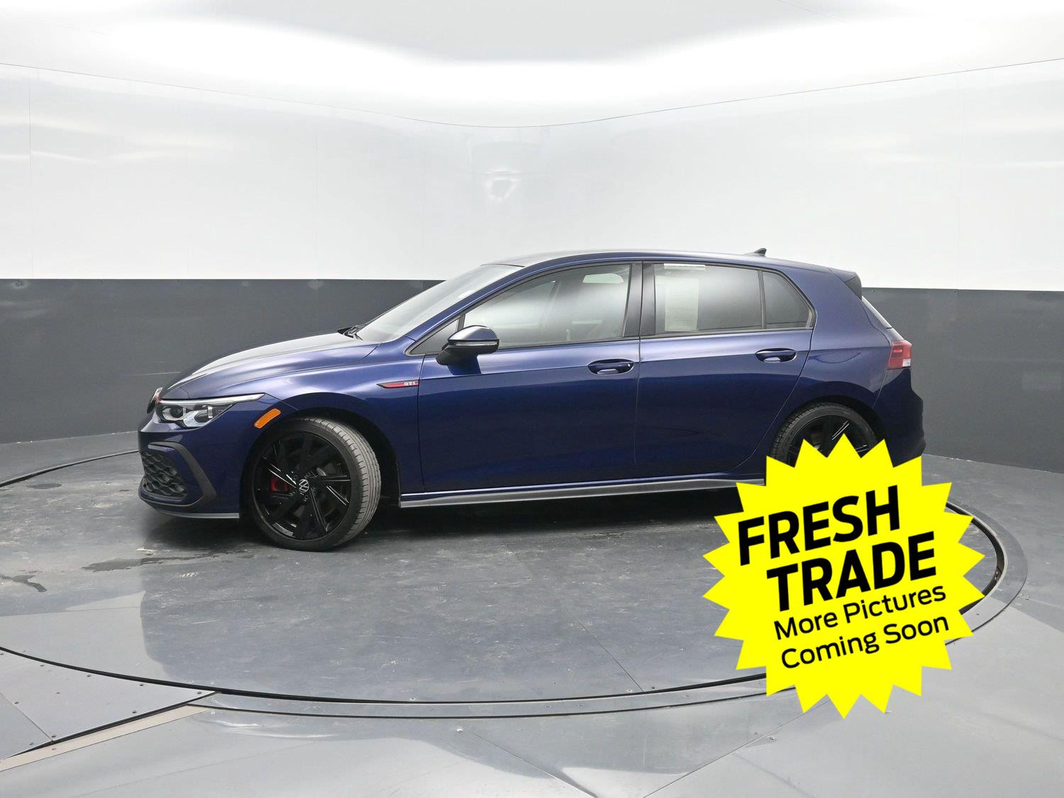 Atlantic Blue Metallic 2023 Volkswagen Golf GTI Hatchback Front-Wheel Drive Automatic