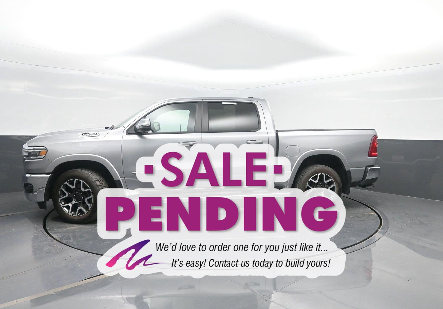 Billet Silver Metallic Clearcoat 2025 RAM 1500 Pickup Truck Four-Wheel Drive 8-Speed Automatic