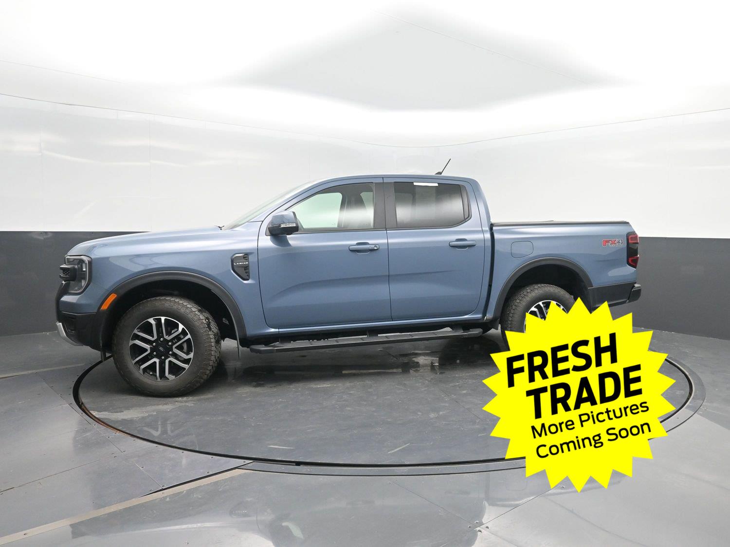 Blue (Azure Gray Metallic Tri-Coat) 2025 Ford Ranger Pickup Truck Four-Wheel Drive Automatic
