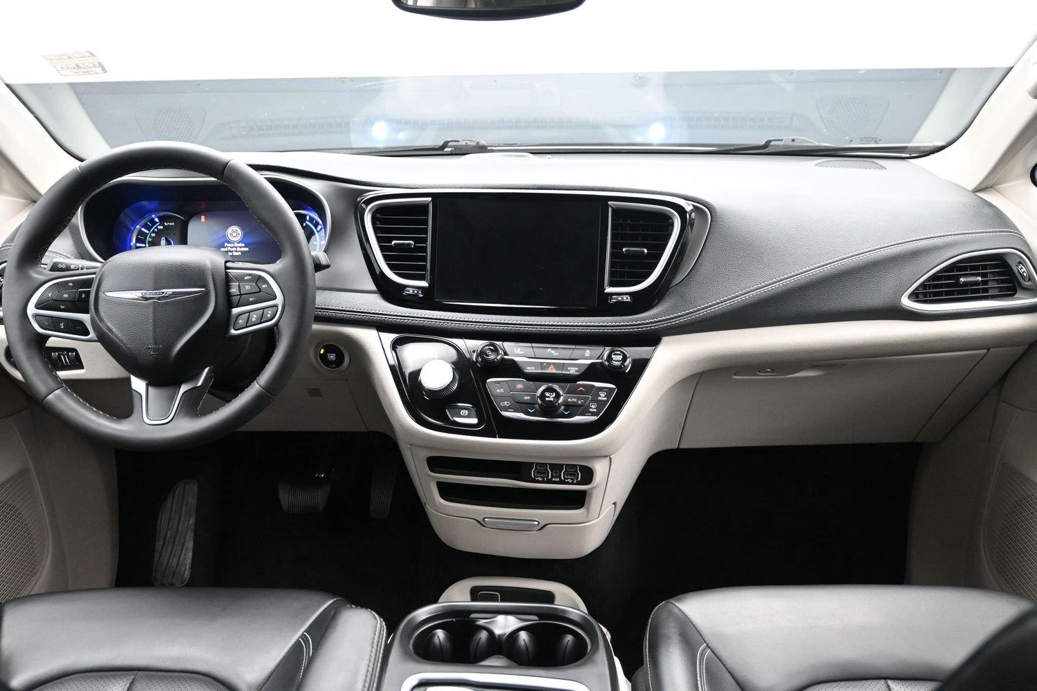 Used 2023 Bright White Clearcoat Chrysler Hybrid Touring L image 12