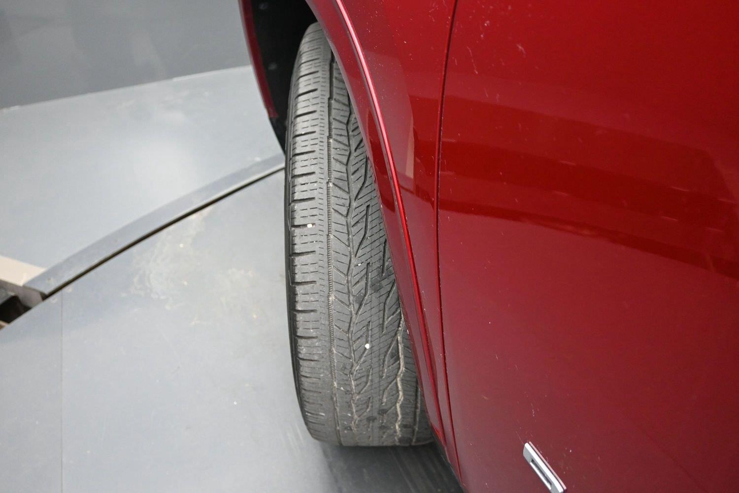 Used 2025 Volcanic Red Tintcoat GMC AWD Denali image 5