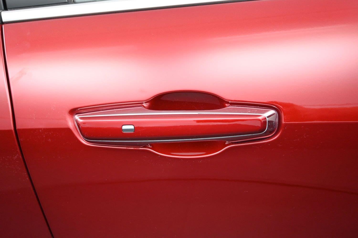 Used 2025 Volcanic Red Tintcoat GMC AWD Denali image 7