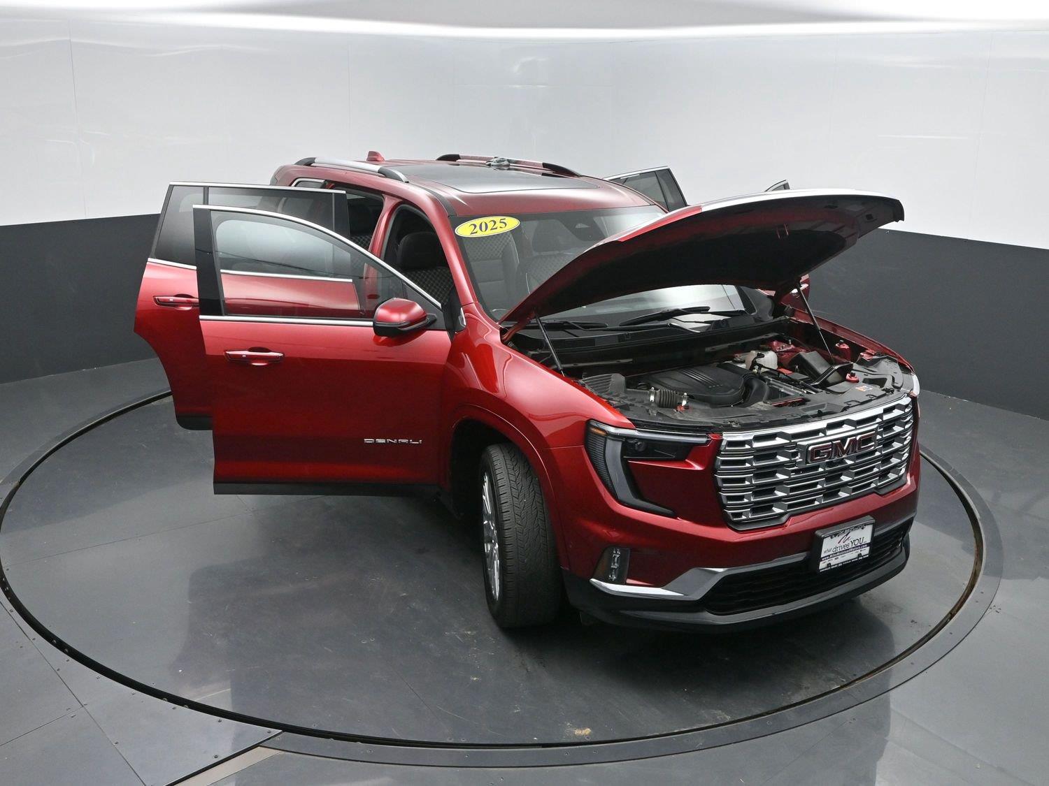 Used 2025 Volcanic Red Tintcoat GMC AWD Denali image 50