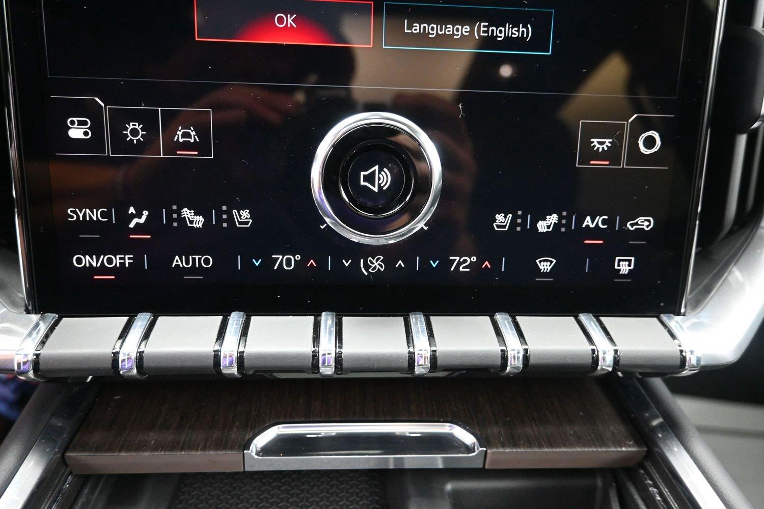 Used 2025 Volcanic Red Tintcoat GMC AWD Denali image 33