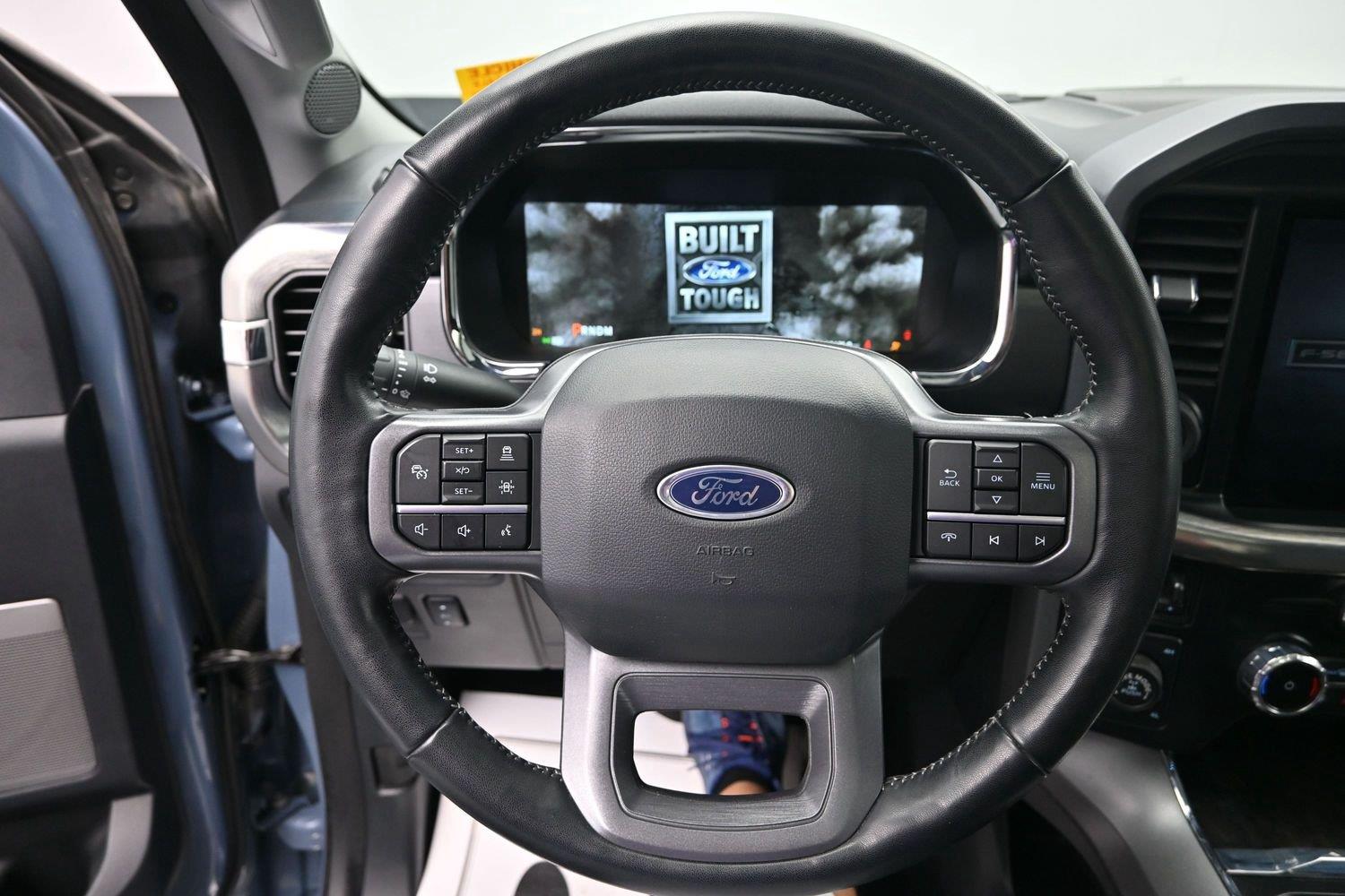 Used 2023 Azure Gray Metallic Tri-Coat Ford LARIAT image 27