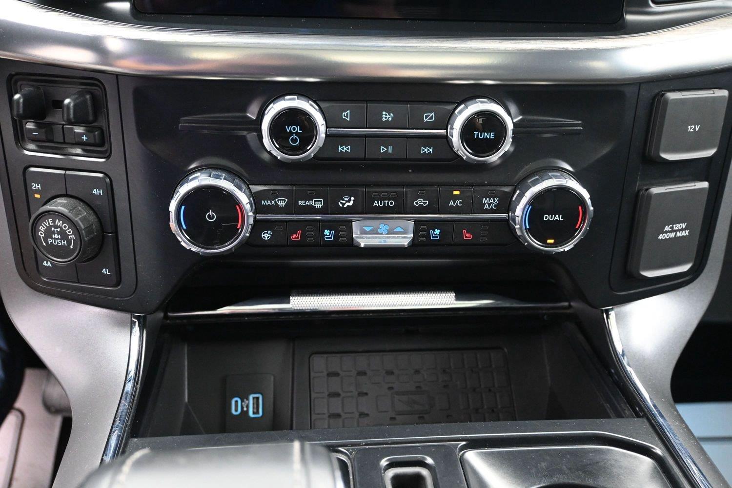 Used 2023 Azure Gray Metallic Tri-Coat Ford LARIAT image 34
