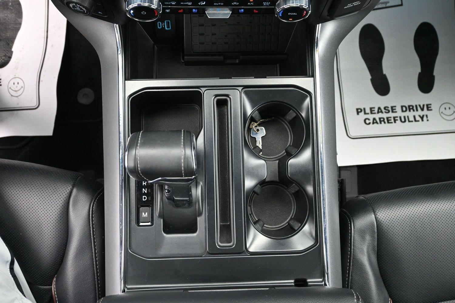 Used 2023 Azure Gray Metallic Tri-Coat Ford LARIAT image 36