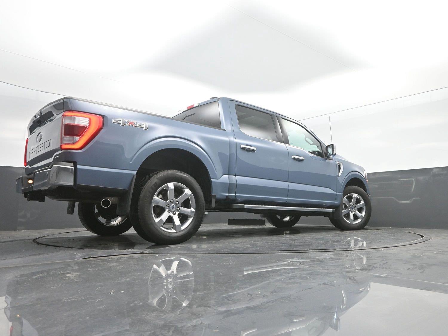 Used 2023 Azure Gray Metallic Tri-Coat Ford LARIAT image 41